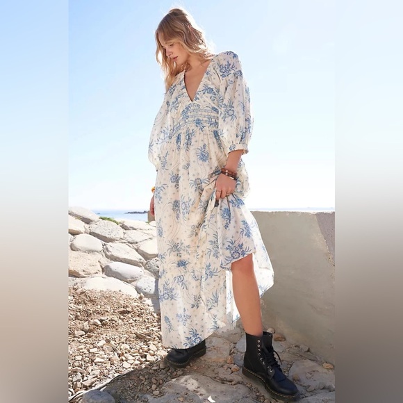 Free People Golden Hour Maxi Dress - Picture 3 of 6